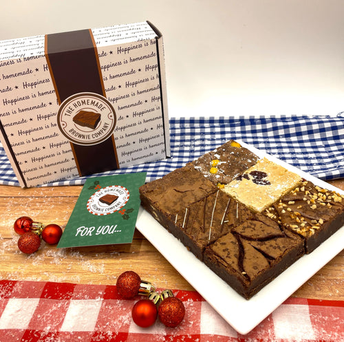 Christmas Brownie Box by The Homemade Brownie Company