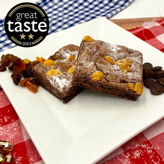 Christmas Cake Brownie by The Homemade Brownie Company