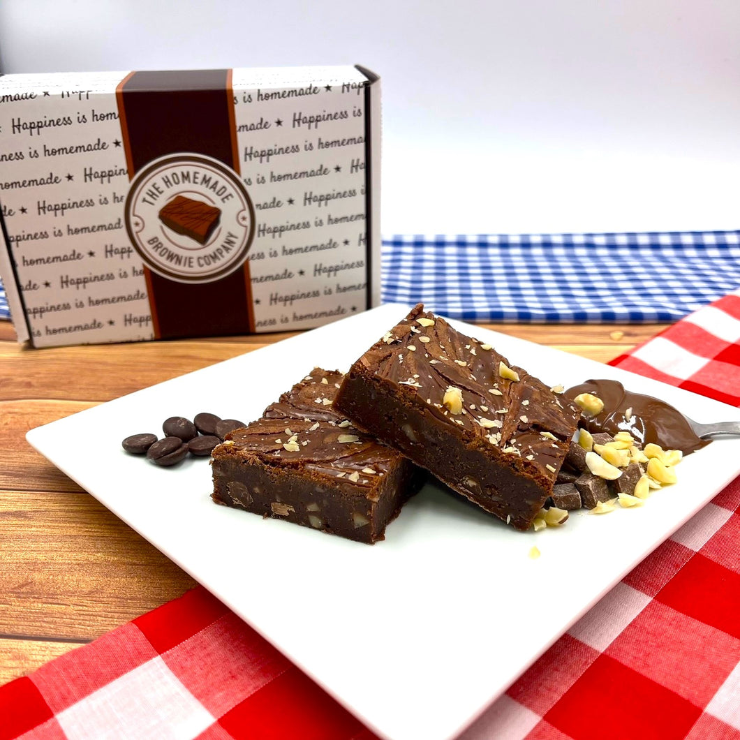 Hazelnut Praline Brownies by The Homemade Brownie Company