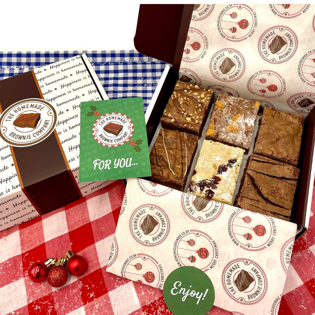 Christmas Special Brownie Box by The Homemade Brownie Company.