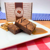 Salted Caramel Personalised Brownie Gift Box by The Homemade Brownie Company