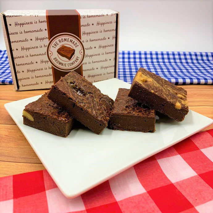 Mixed Vegan Brownie Gift Box by The Homemade Brownie Company