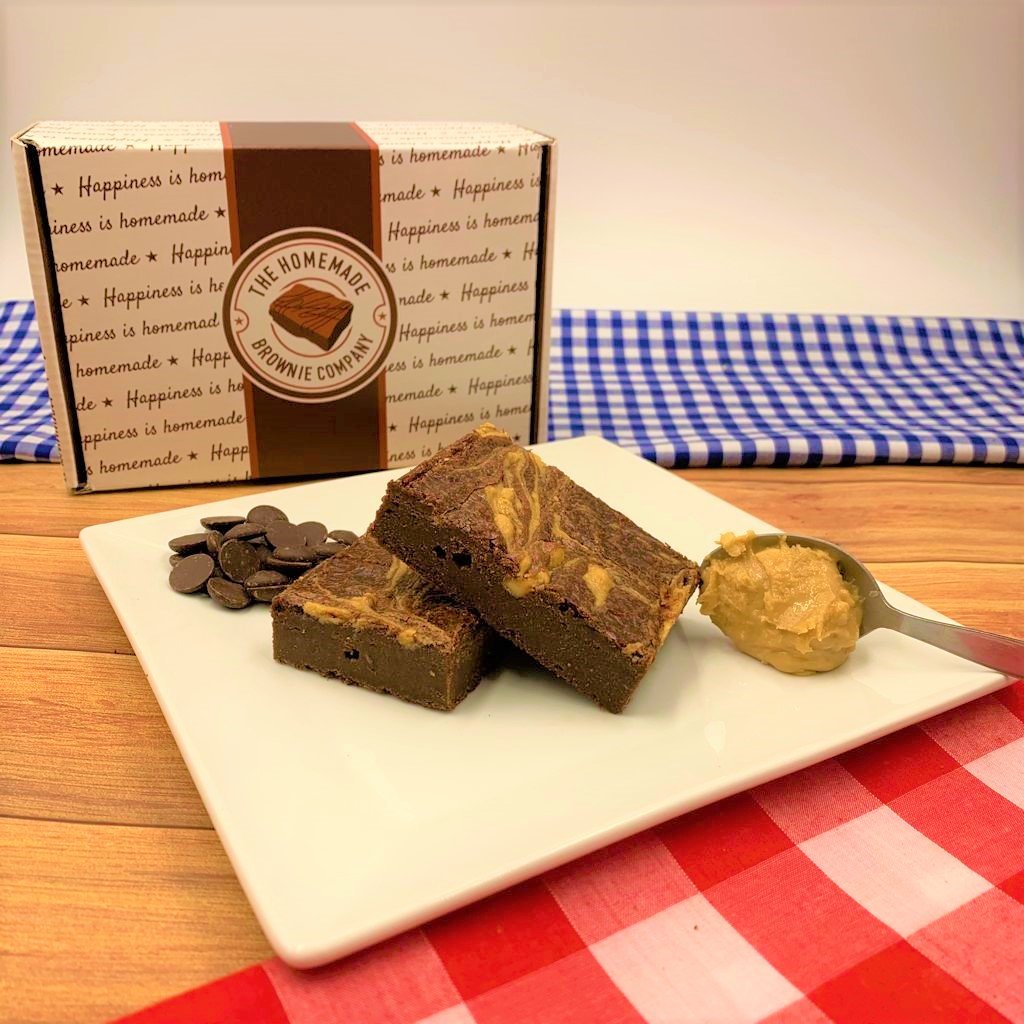 Vegan Peanut Butter Brownie Gifts by The Homemade Brownie Company